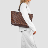  Neverfull PM Damier Ebene Shoulder Bag Brown 
