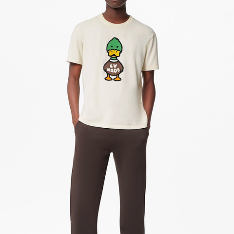  Áo Phông Louis Vuitton LV x Nigo Intarsia Jacquard Duck Size M 