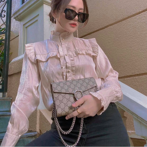  Gucci Dionysus GG Supreme Chain Wallet 