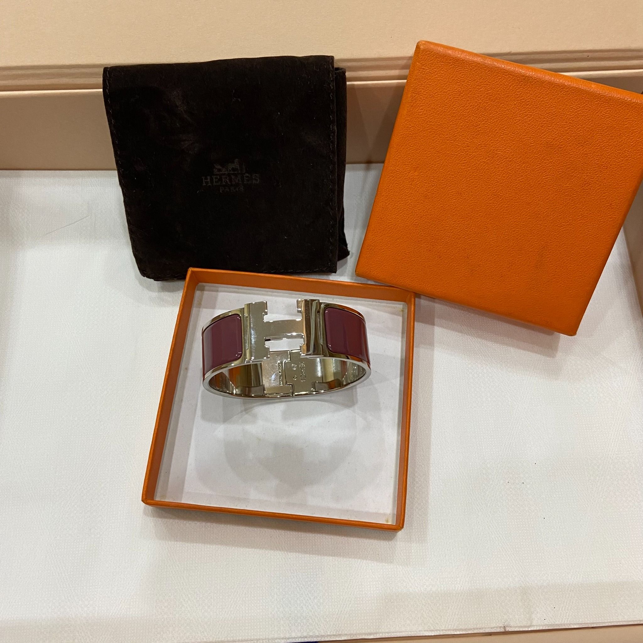 Vòng Tay Hermes Red Clic H Bracelet PM– THU MUA ĐỒ HIỆU Mua Hàng