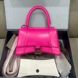  Balenciaga Hourglass Small Hot Pink Calfskin SHW 