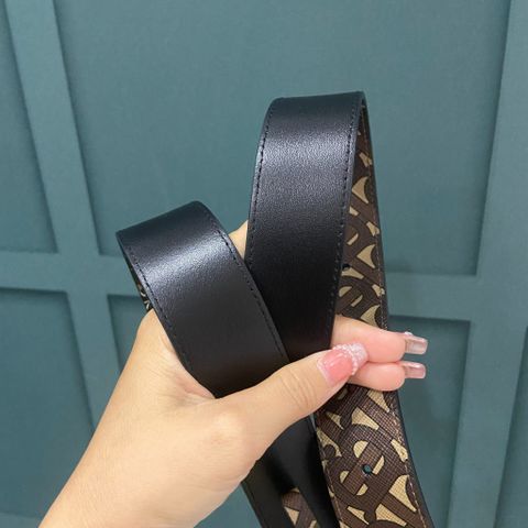  Belt Burberry Monogram Stripe E-Canvas 