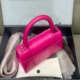  Balenciaga Hourglass Small Hot Pink Calfskin SHW 