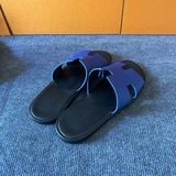  Dép Hermès Izmir Sandal Màu Xanh Đen 