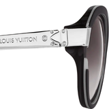  Petir Soupcon Cat Eye Sunglasses Black 