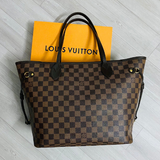  Neverfull PM Damier Ebene Shoulder Bag Brown 