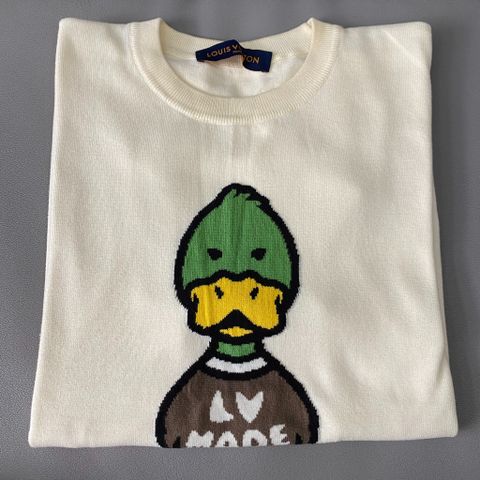  Áo Phông Louis Vuitton LV x Nigo Intarsia Jacquard Duck Size M 