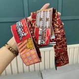  Louis Vuitton Bandeau BB Ju de Louis Scarf Red Brown M70856 
