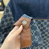  Gucci Indigo GG Denim Jacket 