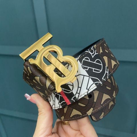  Belt Burberry Monogram Stripe E-Canvas 