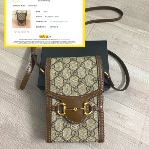  Gucci Horsebit 1955 Phone Bag Mini 