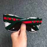  Brown Acetate Square Sunglasses 