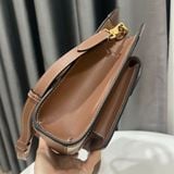  Burberry Mini Two-Tone Canvas And Leather Pocket Bag 