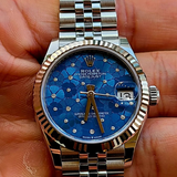  Rolex Datejust 31mm Mặt Hoa Xanh (Reference 278274) 