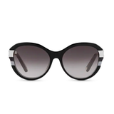  Petir Soupcon Cat Eye Sunglasses Black 