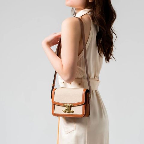  Celine Teen Triomphe ‘Tan White’ 