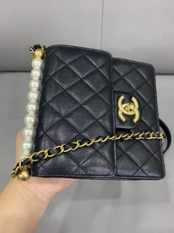  Chanel Pearl Flap Bag 