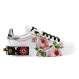  D&G Leather Sneakers Portofino Floral 