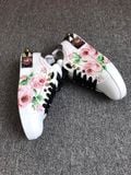  D&G Leather Sneakers Portofino Floral 