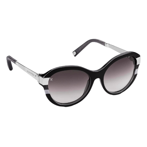  Petir Soupcon Cat Eye Sunglasses Black 