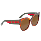  Brown Acetate Square Sunglasses 