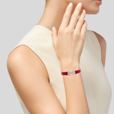  Hermes Narrow Clic H Bracelet Red 