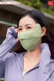  Khẩu trang chống nắng Cardina chất liệu icetext thiết kế tai thỏ ngăn UV lọc không khí 