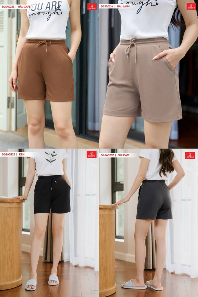  Quần đùi tăm lạnh. 