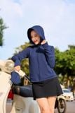  Áo khoác chống nắng dáng ngắn 2 lớp gấu suông chất liệu ice text công nghệ sợi lạnh, UPF50+ 