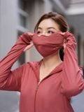  Áo khoác chống nắng dáng ngắn 2 lớp gấu suông chất liệu ice text công nghệ sợi lạnh, UPF50+ 