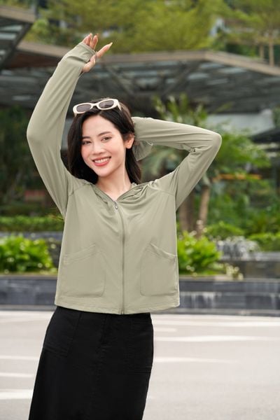  Áo chống nắng 1 lớp thanh xuân, công nghệ sợi lạnh ngăn 100% UV 