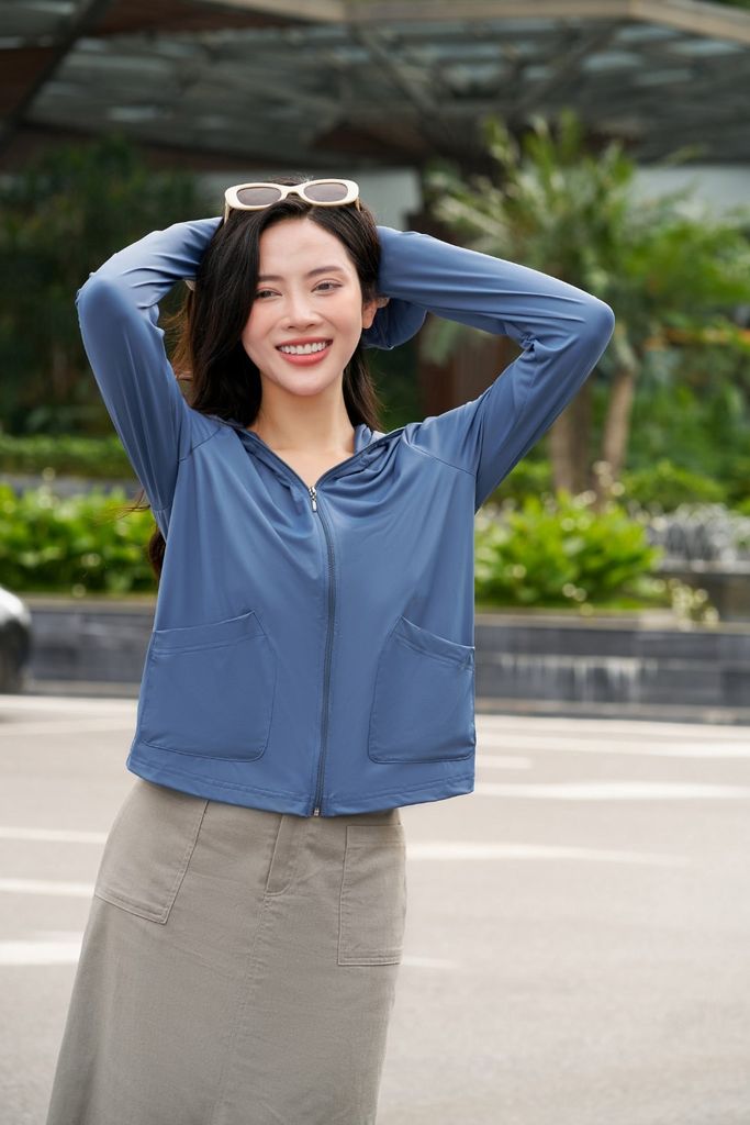  Áo chống nắng 1 lớp thanh xuân, công nghệ sợi lạnh ngăn 100% UV 