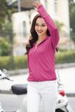  Áo khoác chống nắng nữ ngắn 2 lớp, chất thun lạnh 