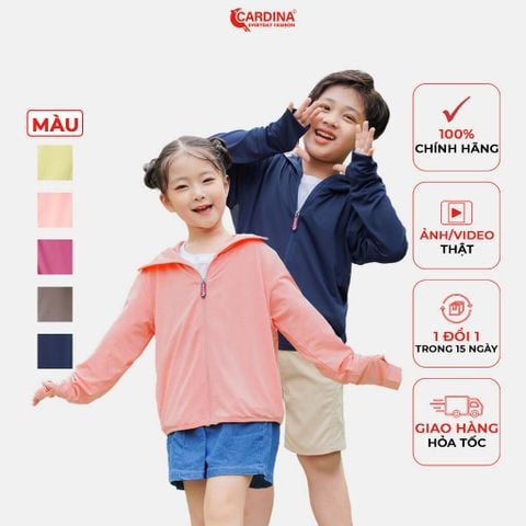 Áo chống nắng trẻ em 2 lớp Cardina