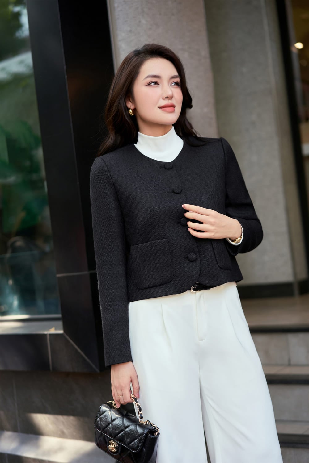 Giặt tay áo dạ tweed tại nhà