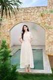  Áo Khoác Ren Younger by Cardina Dáng Vạt Chéo Vải Ren Thêu Hoa 
