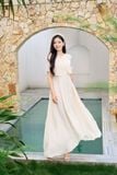  Áo Khoác Ren Younger by Cardina Dáng Vạt Chéo Vải Ren Thêu Hoa 