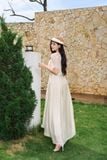  Áo Khoác Ren Younger by Cardina Dáng Vạt Chéo Vải Ren Thêu Hoa 