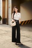  Áo thun nhũ dáng ôm nhún kiểu cutout thanh lịch kèm tag 