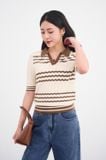  Áo Polo mongtoghi kiểu dáng cổ polo phối kẻ trẻ trung 