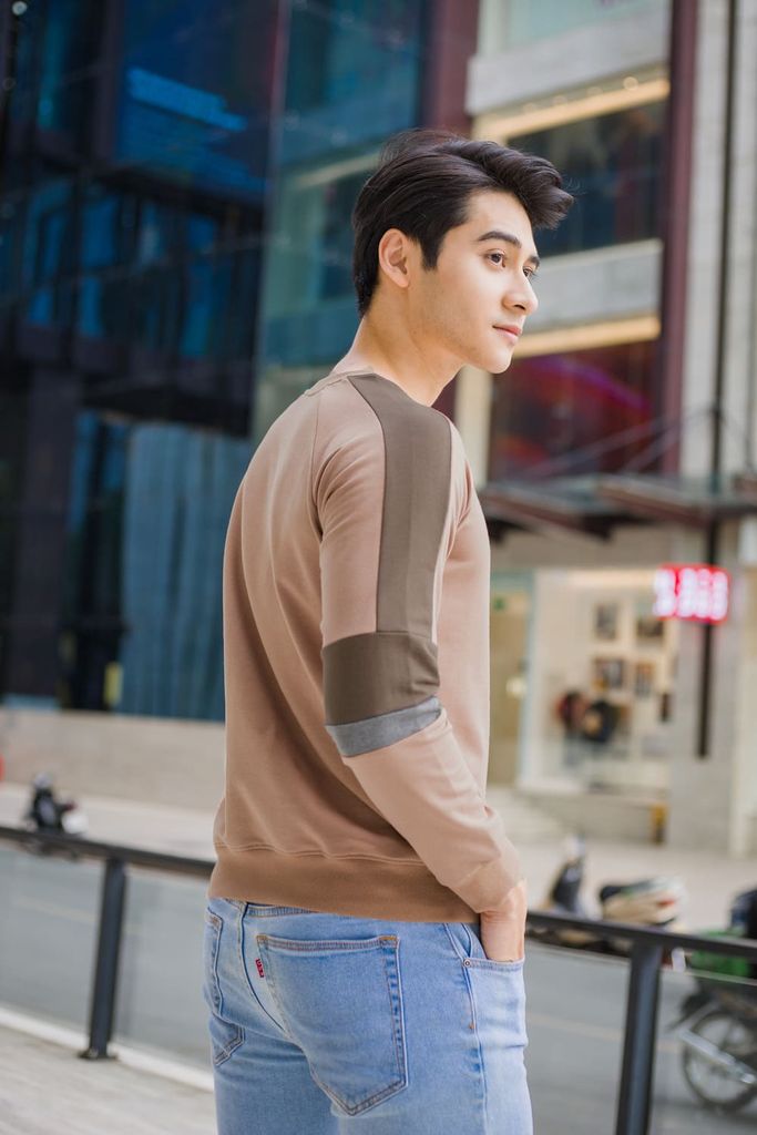  Áo thu đông nam kiểu dáng trẻ trung chất nỉ da cá 