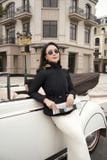  Áo parka nữ dáng ngắn Catchy lót lông ấm áp, vải gió tráng Poly 50D chống nước 