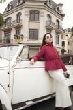  Áo parka nữ dáng ngắn Catchy lót lông ấm áp, vải gió tráng Poly 50D chống nước 