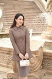  Áo phao nữ dáng lửng Classy chần bông siêu nhẹ công nghệ Nhật 