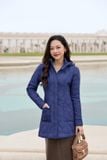  Áo phao nữ dáng lửng Believe có mũ lõi bông siêu nhẹ giữ ấm chống xô 