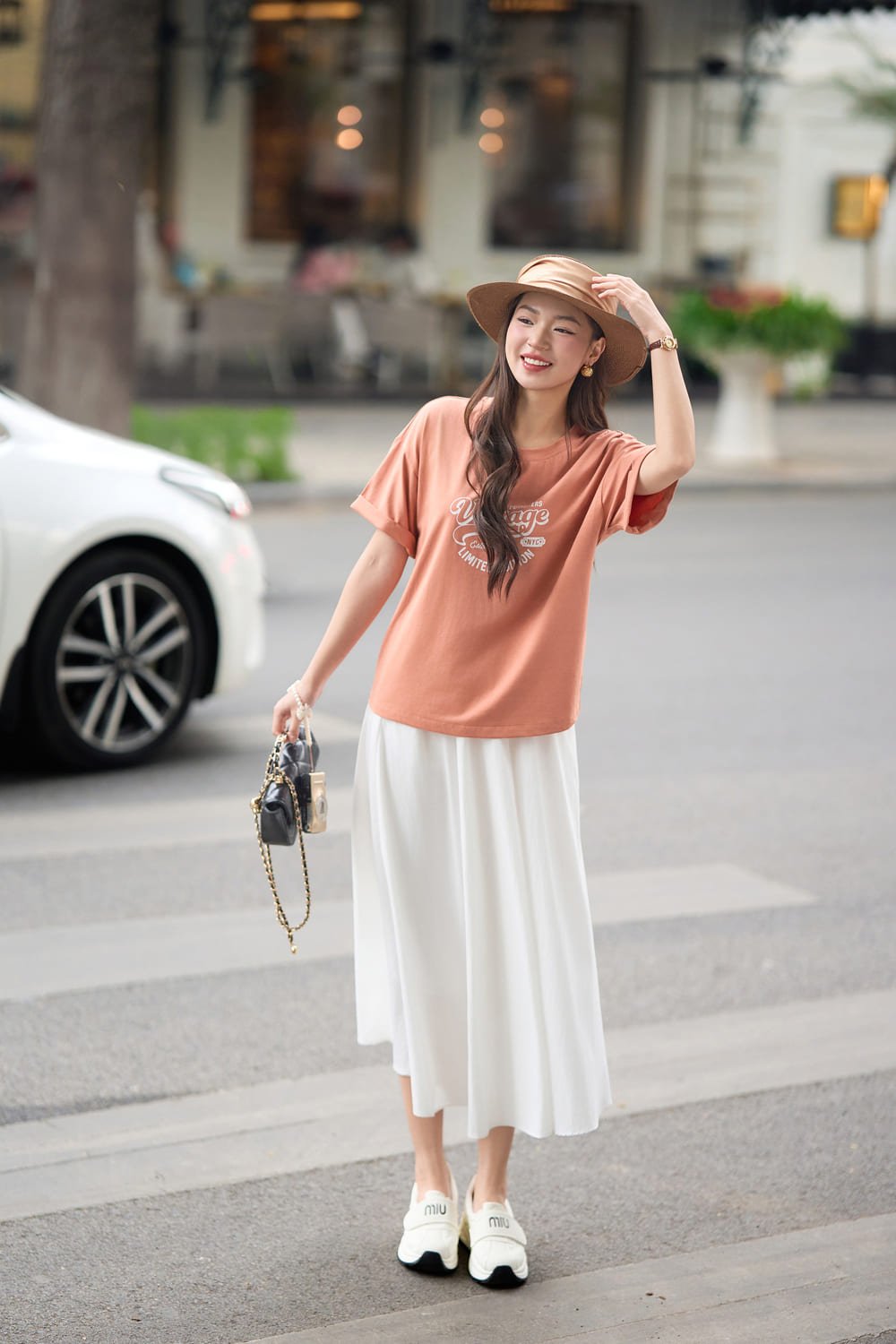 mẫu áo suông mùa hè