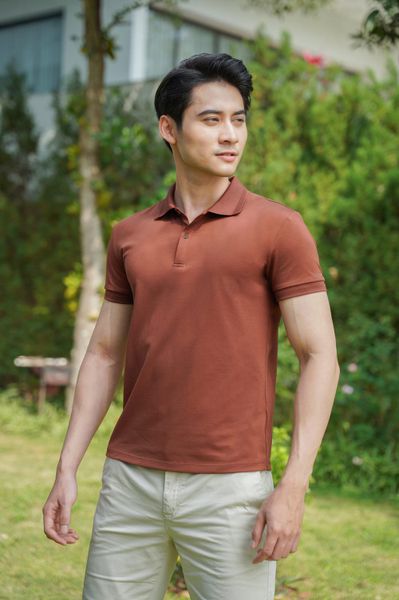  Áo thun POLO an lành nam chất cotton thoáng mát giữ form 