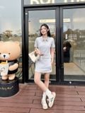  Áo polo nữ cổ khóa thêu ngực cotton cao cấp 