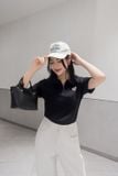  Áo polo nữ cổ khóa thêu ngực cotton cao cấp 