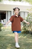  Áo thun POLO trẻ em chất cotton thoáng mát giữ form 